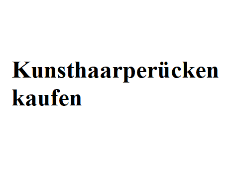 Kunsthaar perücke Kunsthaar perücke