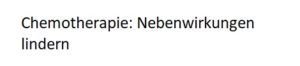Chemotherapie Nebenwirkungen Chemotherapie Nebenwirkungen lindern