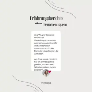 Erfahrungsberichte von Perückenträgern