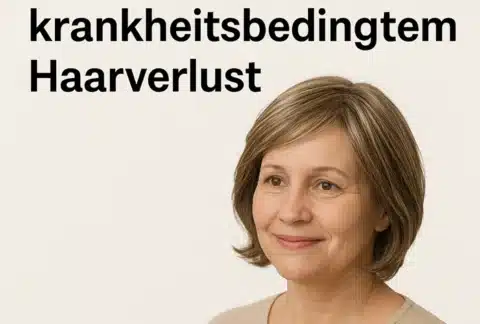 Perücke bei krankheitsbedingtem Haarverlust