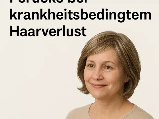 Perücke bei krankheitsbedingtem Haarverlust