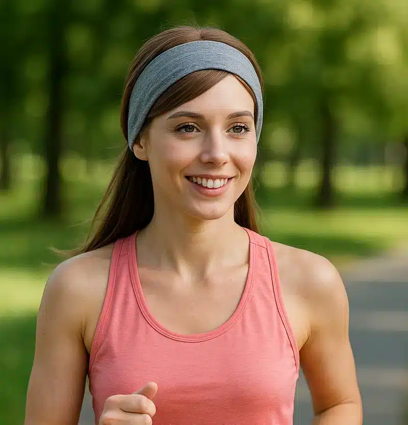 Sport und Perücke und rutscht wirklich nicht?