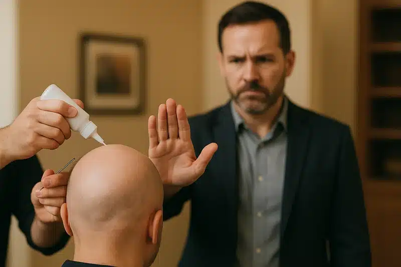 Haarsystem bei Chemotherapie bitte nicht