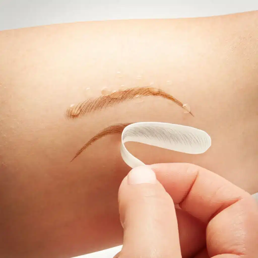 Augenbrauen Transfer-Tattoo Mittelbraun Neu Augenbrauenstift