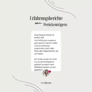 Erfahrungsberichte von Perückenträgern