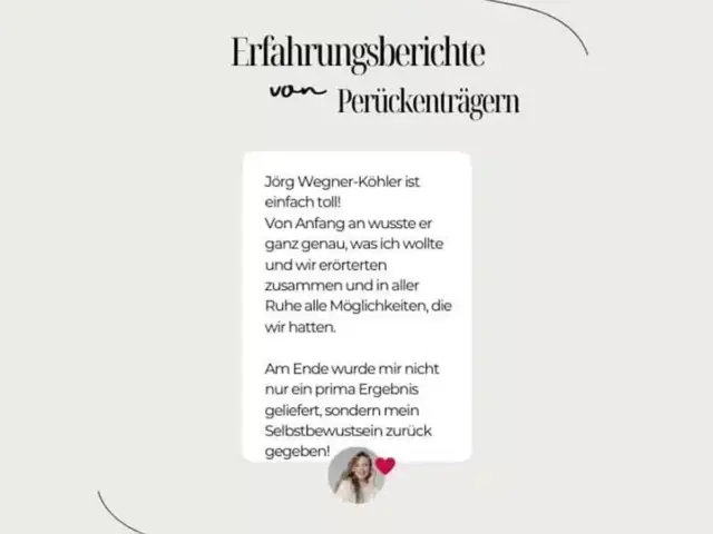 Erfahrungsberichte von Perückenträgern