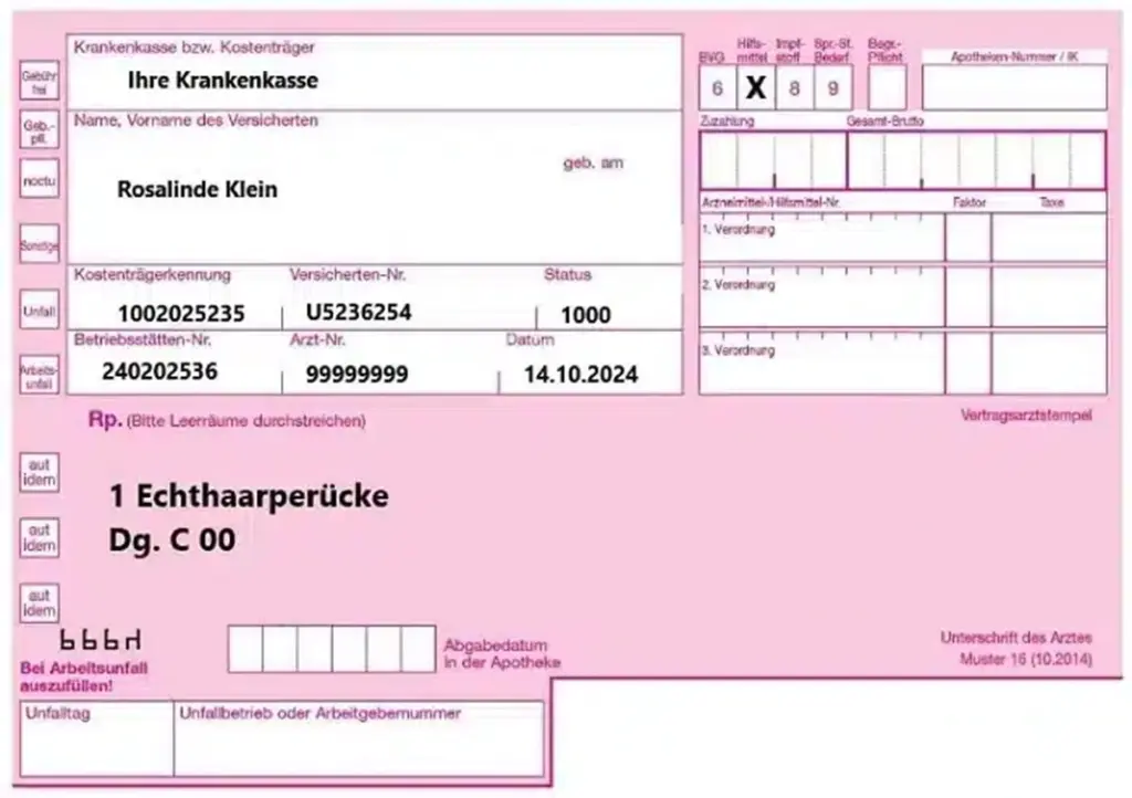 Rezept vom Facharzt ausstellen lassen