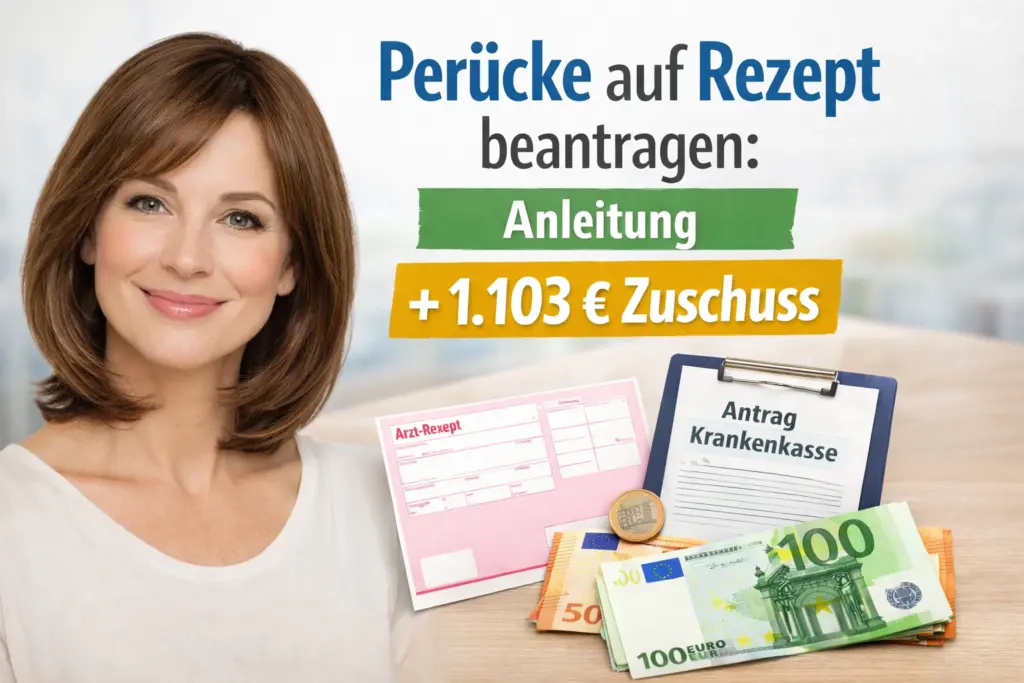 Perücke auf Rezept beantragen: Anleitung + 1.103 € Zuschuss