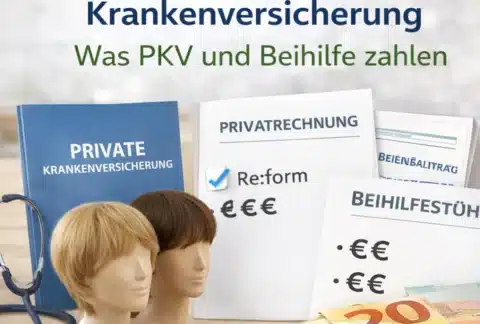 Perücke bei privater Krankenversicherung – Was PKV und Beihilfe zahlen