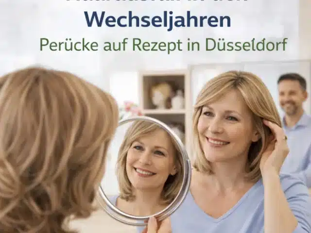 Haarausfall in den Wechseljahren – Perücke auf Rezept in Düsseldorf
