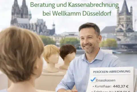 Perücken Köln – Beratung und Kassenabrechnung bei Wellkamm Düsseldorf