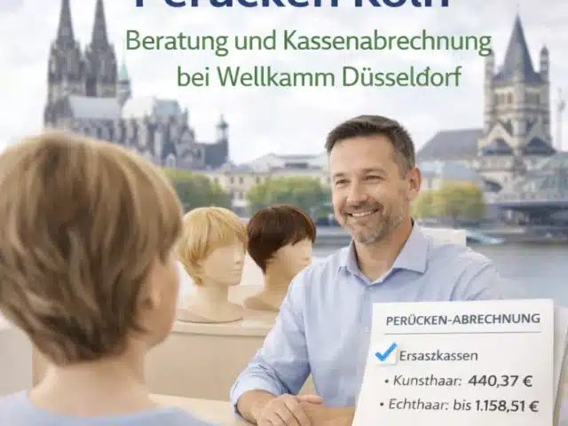 Perücken Köln – Beratung und Kassenabrechnung bei Wellkamm Düsseldorf