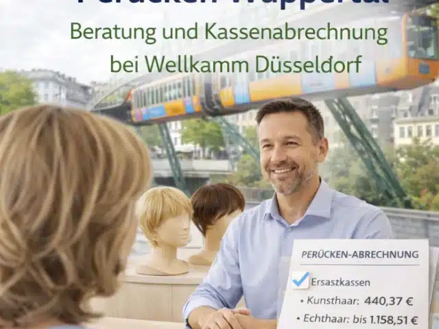 Perücken Wuppertal – Beratung und Kassenabrechnung bei Wellkamm Düsseldorf