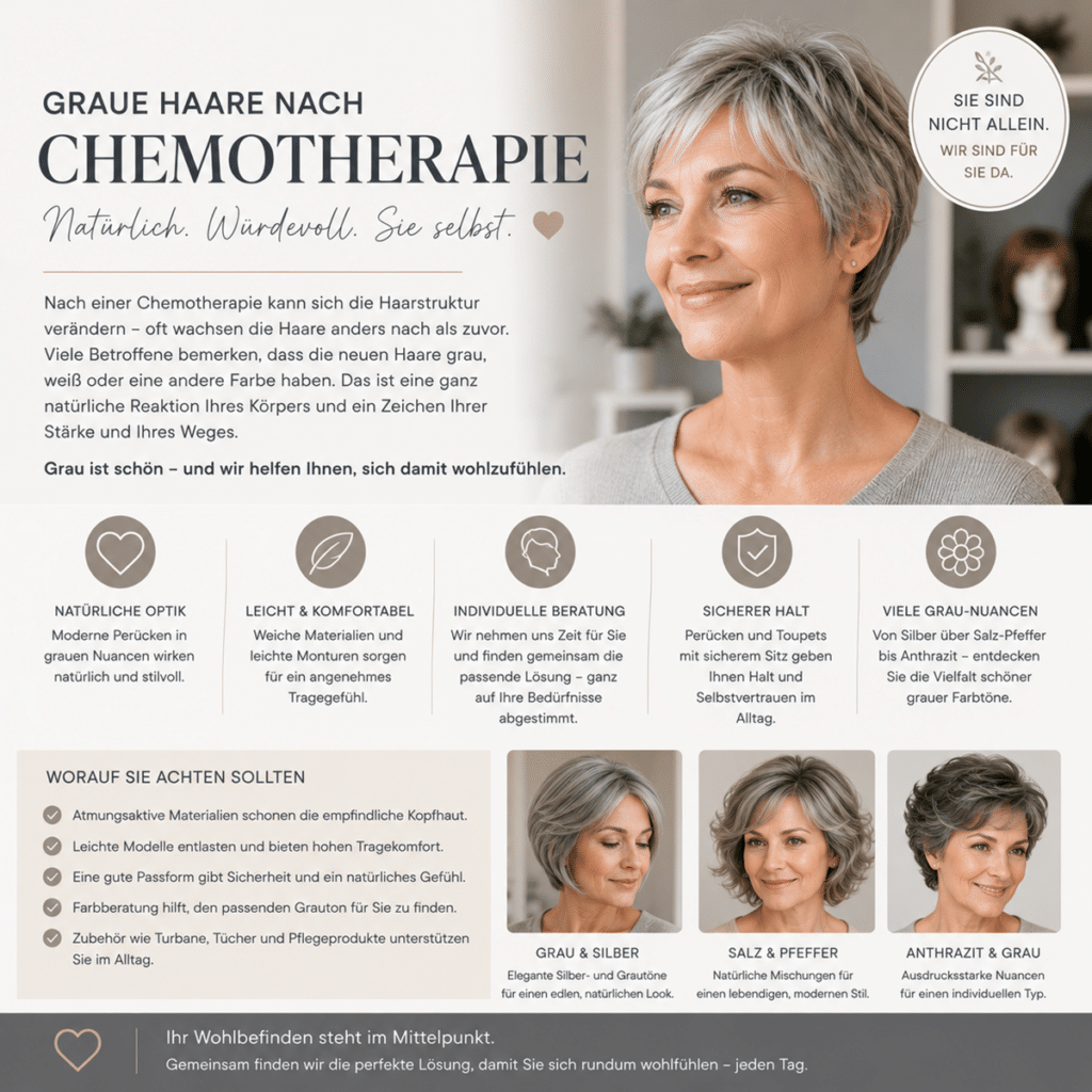 Graue Haare nach Chemotherapie