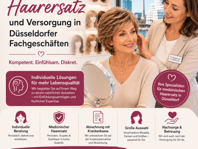 Medizinischer Haarersatz und Versorgung im Fachgeschäft Düsseldorf