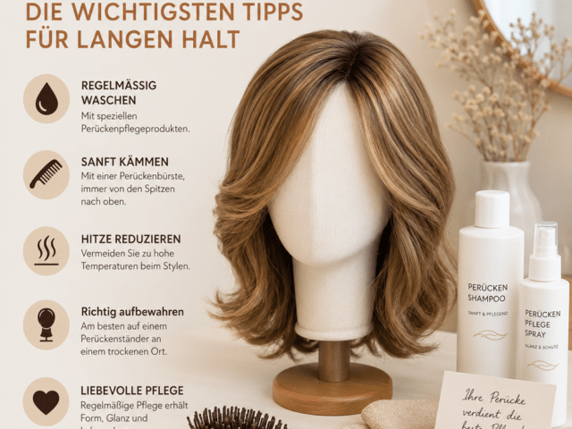 Perücke pflegen – die wichtigsten Tipps für langen Halt