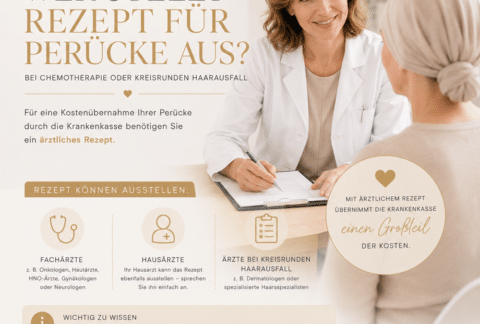Wer stellt Rezept für Perücke aus