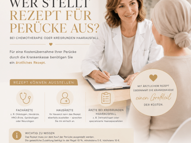 Wer stellt Rezept für Perücke aus