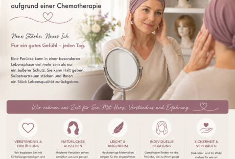Perücke aufgrund einer Chemotherapie