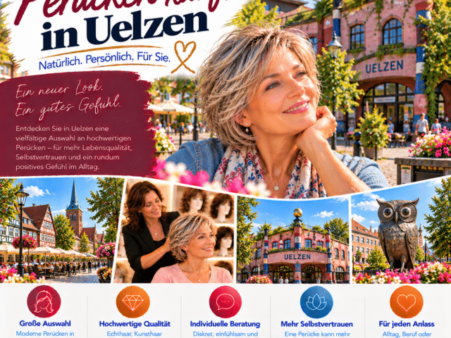 Fachberatung beim Perückenkauf in Uelzen – Zweithaar-Spezialistin berät Kundin zu Echthaar und Kunsthaar